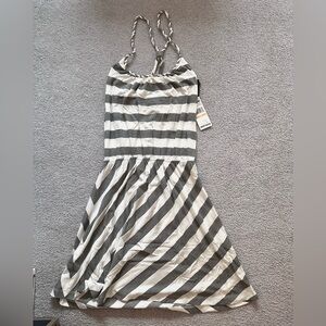 Ecko Black and White Striped Dress